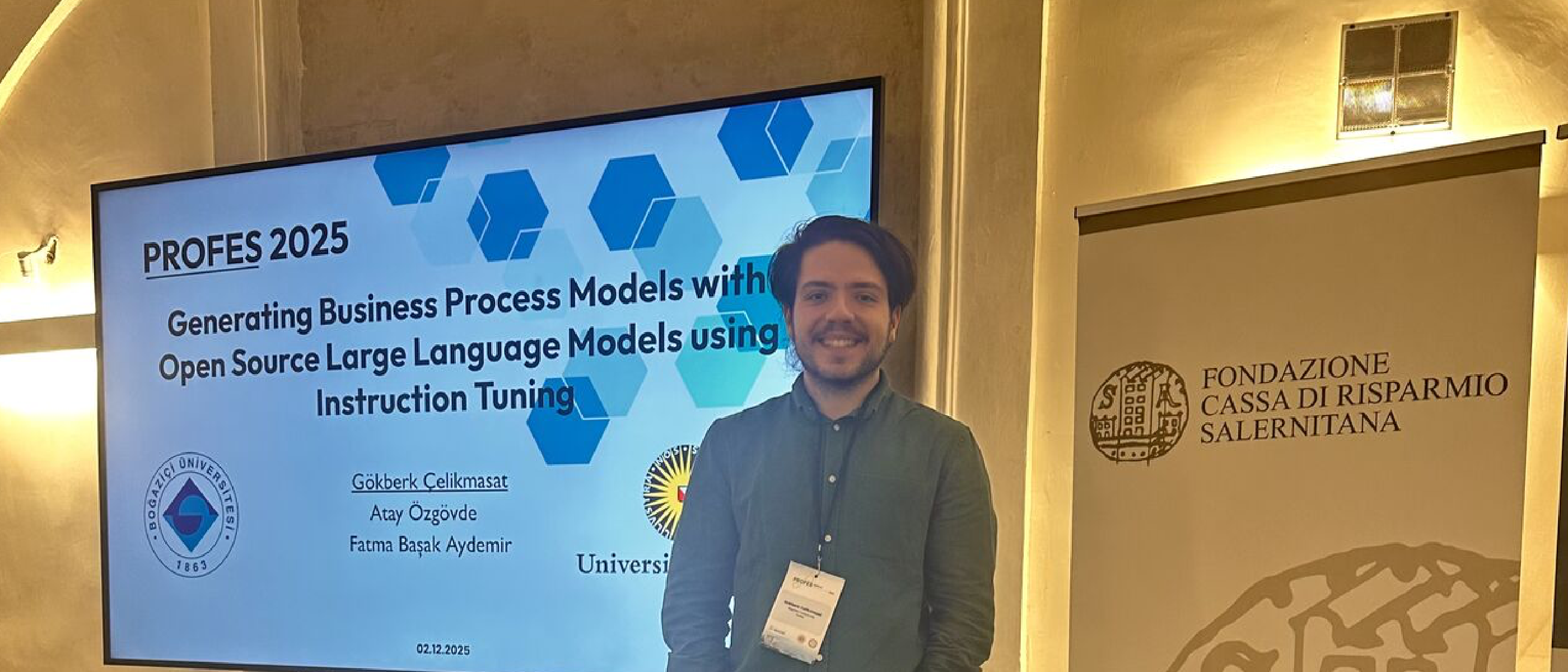 Gökberk Çelikmasat received the best paper award in PROFES '25 Conference.